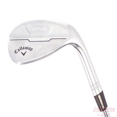Mint Callaway Opus Brushed Chrome Wedge Lob LW 58° 10 Deg Bounce S Grind True Temper Dynamic Gold Mid 115 Wedge Steel Wedge Flex Right Handed 34.75in