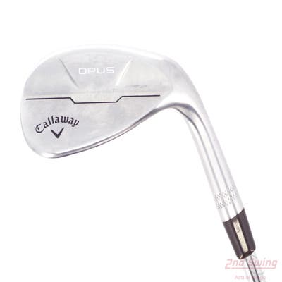 Callaway Opus Brushed Chrome Wedge Sand SW 56° 12 Deg Bounce S Grind True Temper Dynamic Gold Mid 115 Wedge Steel Wedge Flex Right Handed 35.25in