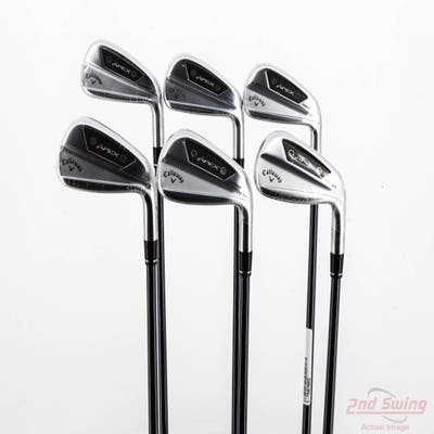 Mint Callaway Apex Ai200 Iron Set 5-PW UST Recoil Dart HDC 80 Graphite Regular Right Handed STD