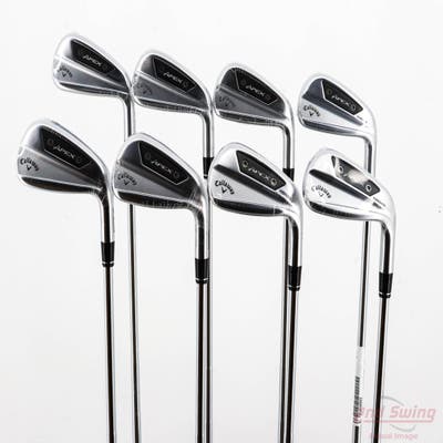 Mint Callaway Apex Ai200 Iron Set 4-PW GW Dynamic Gold Mid 100 Steel Stiff Right Handed +1/4"