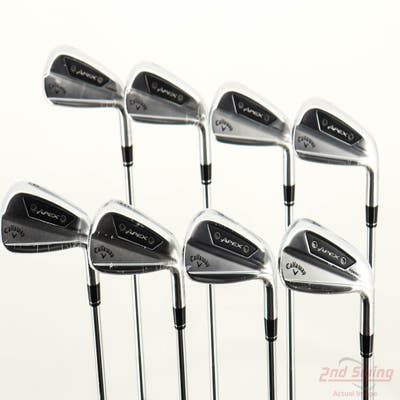 Mint Callaway Apex Ai200 Iron Set 4-PW GW True Temper Dynamic Gold Mid 100 S300 Steel Stiff Right Handed STD