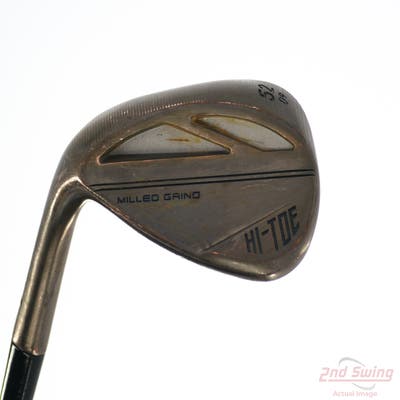 TaylorMade Milled Grind HI-TOE 3 Copper Wedge Gap GW 52° 9 Deg Bounce FST KBS Hi-Rev 2.0 115 Steel Wedge Flex Left Handed 35.5in