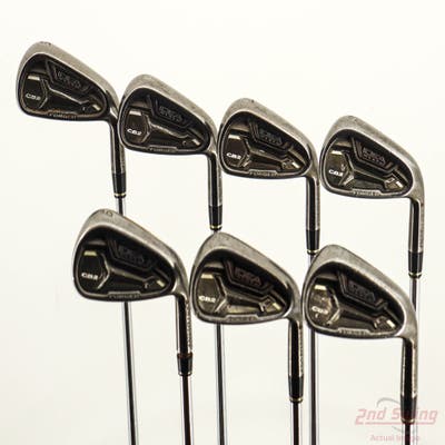 Adams Idea Pro Black CB2 Iron Set 5-PW GW FST KBS 90 Steel Stiff Right Handed +1/4"