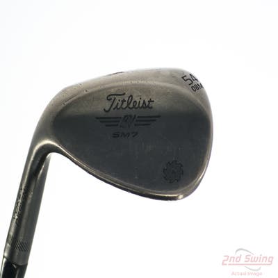 Titleist Vokey SM7 Jet Black Wedge Sand SW 54° 8 Deg Bounce M Grind SM7 BV Steel Wedge Flex Left Handed 35.0in