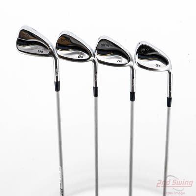 Ping G LE 3 Iron Set 7-PW ULT 250 Lite Graphite Ladies Right Handed Black Dot +1/2"