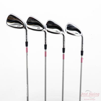 Ping G LE 3 Iron Set 8-PW SW ULT 250 Lite Graphite Ladies Right Handed Black Dot +1/4"