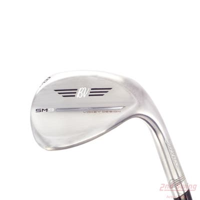 Mint Titleist Vokey SM9 Tour Chrome Wedge Lob LW 58° 12 Deg Bounce D Grind Titleist Vokey BV Steel Wedge Flex Right Handed 35.0in