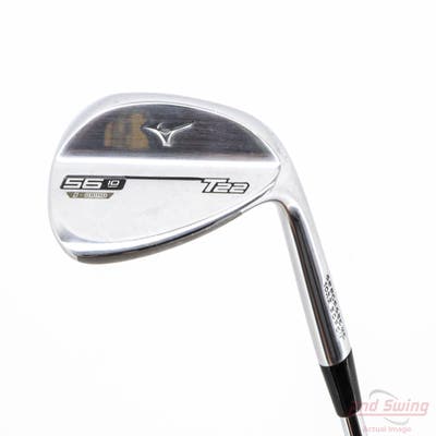 Mizuno T22 Satin Chrome Wedge Sand SW 56° 10 Deg Bounce D Grind True Temper Dynamic Gold Tour Issue S400 Steel Stiff Right Handed 35.5in