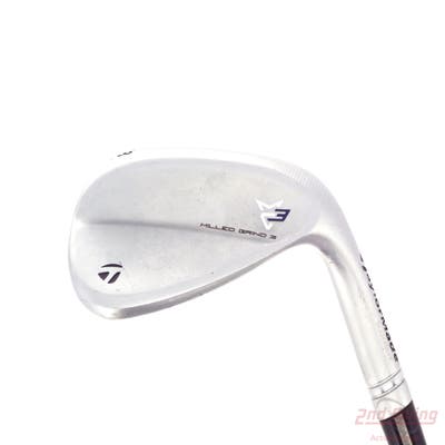 TaylorMade Milled Grind 3 Raw Chrome Wedge Lob LW 58° 11 Deg Bounce SB True Temper Dynamic Gold Tour Issue S200 Steel Stiff Right Handed 35.0in