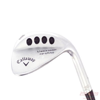 Callaway Mack Daddy PM Grind Wedge Lob LW 60° 10 Deg Bounce PM Grind Stock Steel Shaft Steel Wedge Flex Right Handed 33.5in