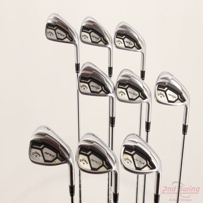 Callaway Apex CF16 Iron Set 4-PW AW SW Stock Steel Shaft Steel Stiff Right Handed -1"