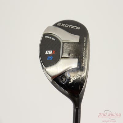 Tour Edge Exotics CBX 119 Fairway Wood 3 Wood 3W 15° Fujikura Ventus Blue Velocore 5 Graphite Regular Right Handed 42.75in