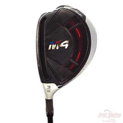 TaylorMade M4 Fairway Wood 3 Wood 3W 15° Fujikura ATMOS 6 Red Graphite Stiff Left Handed 43.5in
