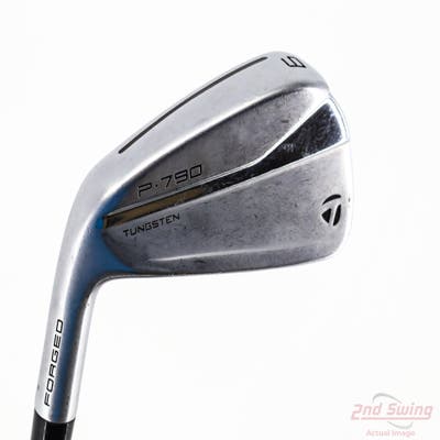TaylorMade 2021 P790 Single Iron 6 Iron Aerotech SteelFiber fc90cw Graphite Regular Left Handed 37.5in