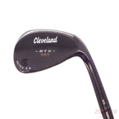 Cleveland 588 RTX 2.0 Black Satin Wedge Lob LW 58° 10 Deg Bounce Cleveland ROTEX Wedge Steel Wedge Flex Right Handed 35.5in