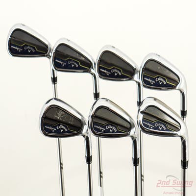 Callaway Paradym X Iron Set 6-PW AW SW Aldila Ascent PL 50 Graphite Senior Right Handed -1 3/4"
