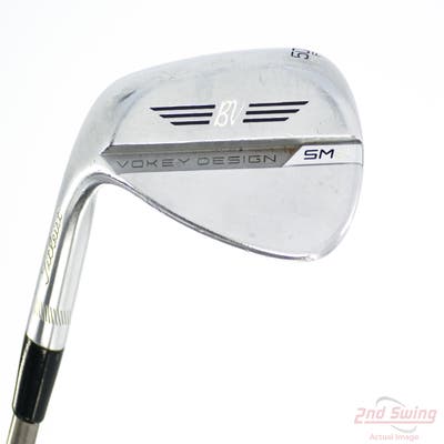 Titleist Vokey SM8 Tour Chrome Wedge Gap GW 50° 8 Deg Bounce F Grind Aerotech SteelFiber i80 Graphite Stiff Left Handed 36.5in