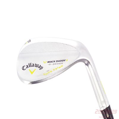 Callaway Mack Daddy 2 Tour Grind Chrome Wedge Lob LW 58° 9 Deg Bounce T Grind True Temper Dynamic Gold Steel Wedge Flex Right Handed 35.0in