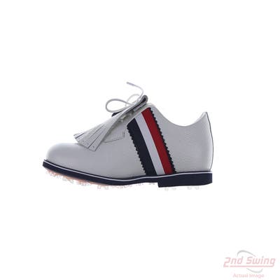 New Womens Golf Shoe G-Fore Gallivanter Leather 10 White/Navy/Red MSRP $350