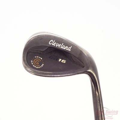 Cleveland CG16 Black Zip Groove Wedge Lob LW 60° 12 Deg Bounce Cleveland Traction Wedge Steel Wedge Flex Right Handed 35.5in