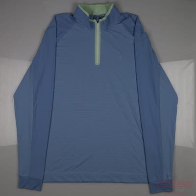 New Mens Footjoy 1/4 Zip Pullover X-Large XL Blue MSRP $100