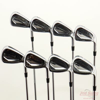 Titleist 2023 T350 Iron Set 4-PW AW True Temper AMT Red R300 Steel Regular Right Handed STD