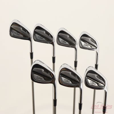 Titleist T100 Iron Set 4-PW Aerotech SteelFiber i95cw Graphite Regular Right Handed +1/4"