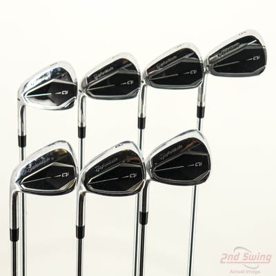 TaylorMade Qi Iron Set 5-PW AW FST KBS MAX 85 MT Steel Regular Left Handed -1/4"