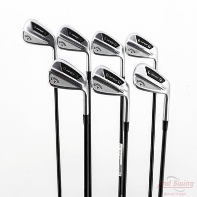 Callaway Apex Pro 24 Iron Set 5-PW AW Fujikura Vista Pro 70 Graphite Stiff Right Handed +1 1/2"