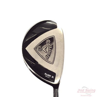 Callaway Razr X Black Fairway Wood 3 Wood 3W Callaway Razr X Black Fairway Graphite Regular Right Handed 43.25in