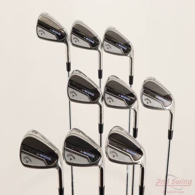 Callaway Paradym Ai Smoke Iron Set 5-PW AW GW SW Nippon NS Pro 950GH Neo Steel Stiff Right Handed STD