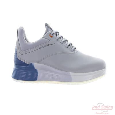 New Mens Golf Shoe Ecco S-Three Spikeless 46 (12-12.5) Gray MSRP $200