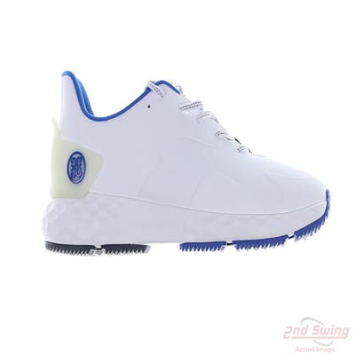 New Mens Golf Shoe G-Fore MG4 Plus 13 White/Blue MSRP $185 GMF000014