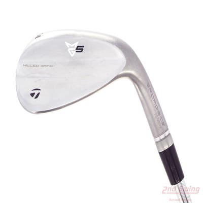 TaylorMade Milled Grind 5 Satin Chrome Wedge Sand SW 54° 12 Deg Bounce SB True Temper Dynamic Gold Tour Issue 115 Steel Wedge Flex Right Handed 35.0in