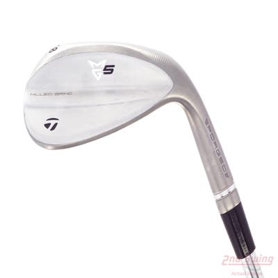 TaylorMade Milled Grind 5 Satin Chrome Wedge Lob LW 58° 11 Deg Bounce SX True Temper Dynamic Gold Tour Issue 115 Steel Wedge Flex Right Handed 34.75in