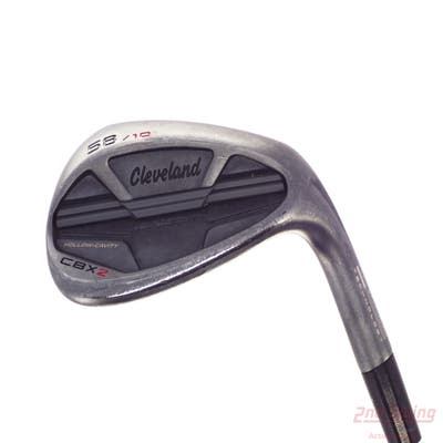 Cleveland CBX 2 Black Satin Wedge Lob LW 58° 10 Deg Bounce FST KBS Hi-Rev 2.0 115 Steel Regular Right Handed 35.5in