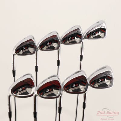 Ping G410 Iron Set 4-PW GW AWT 2.0 Steel Stiff Left Handed Green Dot STD