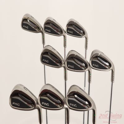 Ping G25 Iron Set 5-PW AW SW LW Ping CFS Steel Stiff Right Handed Green Dot STD
