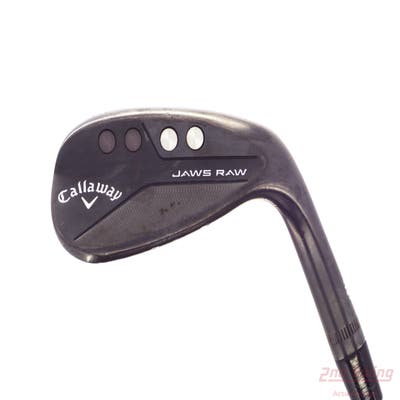 Callaway Jaws Raw Black Plasma Wedge Lob LW 58° 10 Deg Bounce S Grind True Temper Dynamic Gold Spinner Tour Issue 115 Steel Wedge Flex Right Handed 34.75in