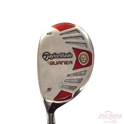 TaylorMade 2007 Burner Steel Fairway Wood 5 Wood 5W 18° Stock Graphite Shaft Graphite Regular Left Handed 42.75in