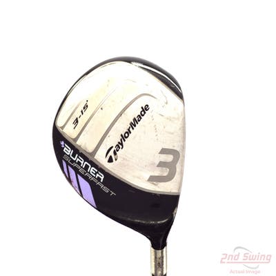 TaylorMade Burner Superfast Fairway Wood 3 Wood 3W 15° TM Matrix Ozik Xcon 4.8 Graphite Ladies Right Handed 42.5in
