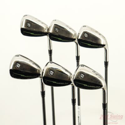 Wilson Staff Launch Pad 2 Iron Set 6-PW GW Project X EvenFlow Green 55 Graphite Senior Right Handed -1/2"