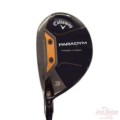 Callaway Paradym Fairway Wood 3 Wood 3W 15° Project X HZRDUS Silver Gen4 60 Graphite Regular Left Handed 41.25in