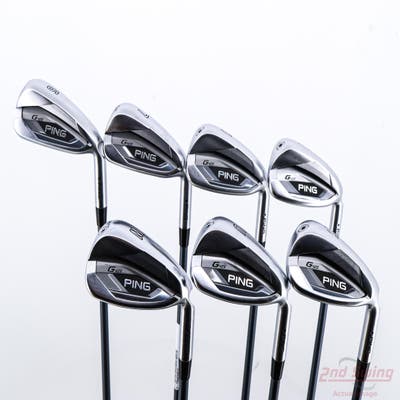 Ping G425 Iron Set 6-PW GW SW ALTA CB Slate Graphite Senior Right Handed Black Dot +1/4"