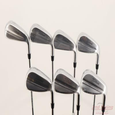 Mint Titleist 2025 T350 Iron Set 5-PW AW True Temper AMT Red G2 Steel Stiff Right Handed STD