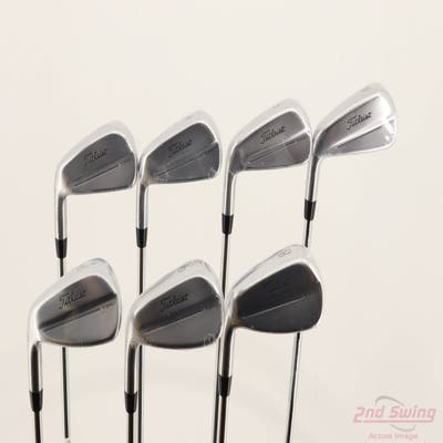 Mint Titleist 2025 T250 Iron Set 4-PW True Temper AMT Black G2 Steel Stiff Left Handed +1/4"