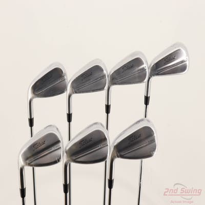 Mint Titleist 2025 T350 Iron Set 5-PW AW True Temper AMT Red G2 Steel Regular Left Handed +1/4"