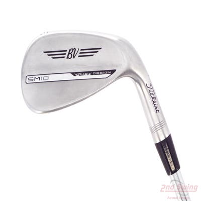 Titleist Vokey SM10 Tour Chrome Wedge Pitching Wedge PW 46° 10 Deg Bounce F Grind Titleist Vokey BV Steel Wedge Flex Right Handed 35.75in