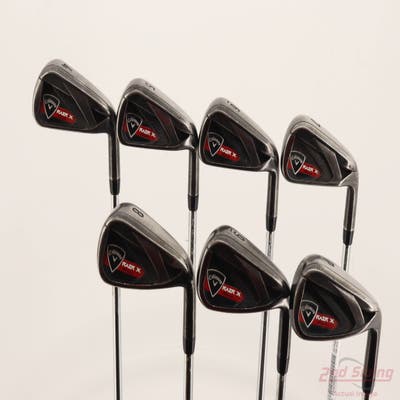 Callaway Razr X Black Iron Set 4-PW Project X 5.0 Steel Senior Right Handed STD