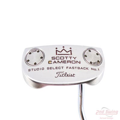 Titleist Scotty Cameron Studio Select Fastback 1 Putter Steel Right Handed 33.0in